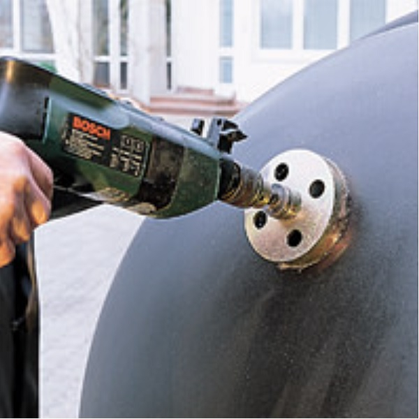 Graf Cut Out Tool DN70 with pilot drill - 124mm