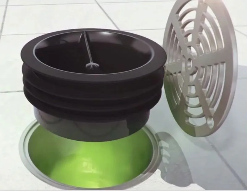 Kerdi Drain Set Scarico Vert. Dn70 Senza Sifone - Foto 8