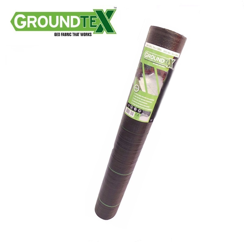 GROUNDTEX Ground Cover Fabric - 2m x 50m Folded