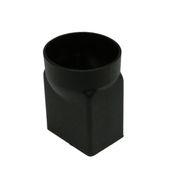 Cascade Cast Iron Style Black 100mm x 75mm Rainwater Adaptor