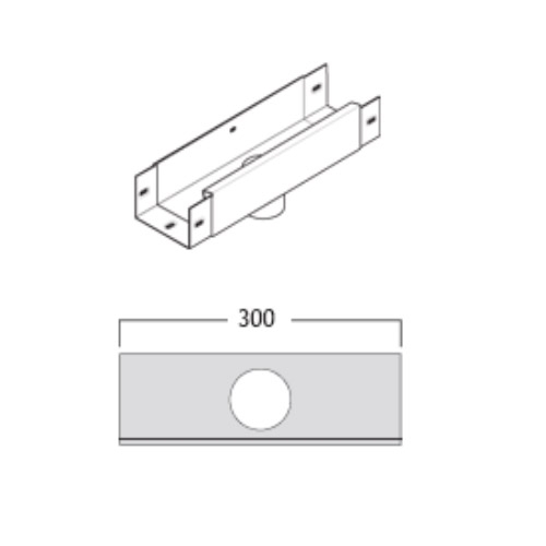 Joggle Box Running Outlet to Square Downpipe