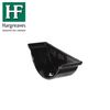Cast Iron Beaded Guttering External Stopend - 125mm Black Finish