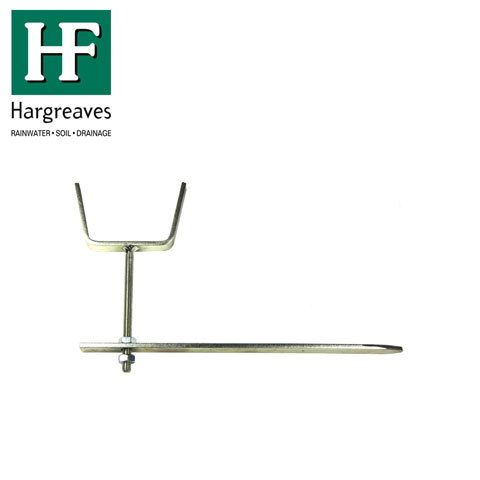 Cast Iron Box Guttering Rise & Fall Bracket 100mm x 75mm-Primed Finish