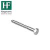 Cast Iron Downpipe M8 Zinc Plated Coach Screw - 70mm