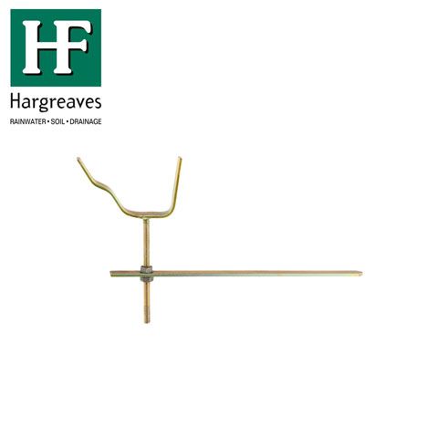 Product image for Cast Iron Notts OG Guttering Rise and Fall Bracket - 115mm Galvanised