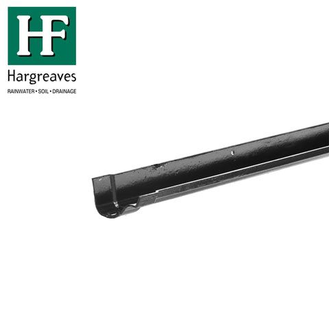 Product image for Cast Iron OG Guttering Length 1.8m - 115mm Black Finish