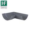 Cast Iron Half Round Guttering 90Dg Right Hand Angle - 125mm Primed