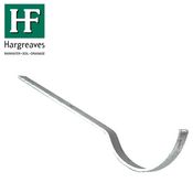 Cast Iron Half Round Top Fixing Rafter Bracket - 150mm Galvanised