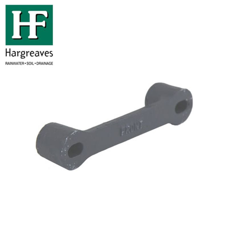 Cast Iron Round Downpipe Pipe Spacer Plate 150mm Primed Finish