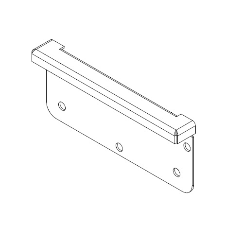 Harmer Modular Stainless Steel Channel Drain Modular End Plate - 60mm