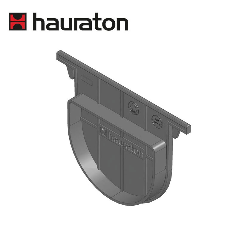 Hauraton Channel Drain End Cap Recyfix Plus 100