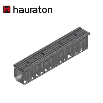 Hauraton Channel Drain Recyfix Pro100 160 x 200 x 1000mm With Fibretec Grating - C250