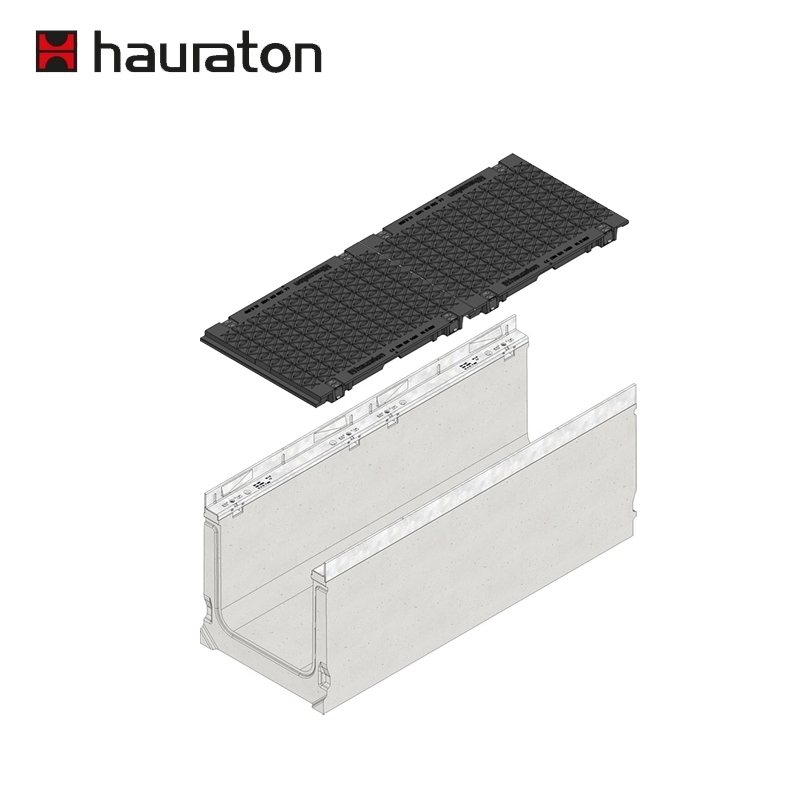 Hauraton Faserfix Super 300 Service Channel with Ductile Iron Solid Cover - E600