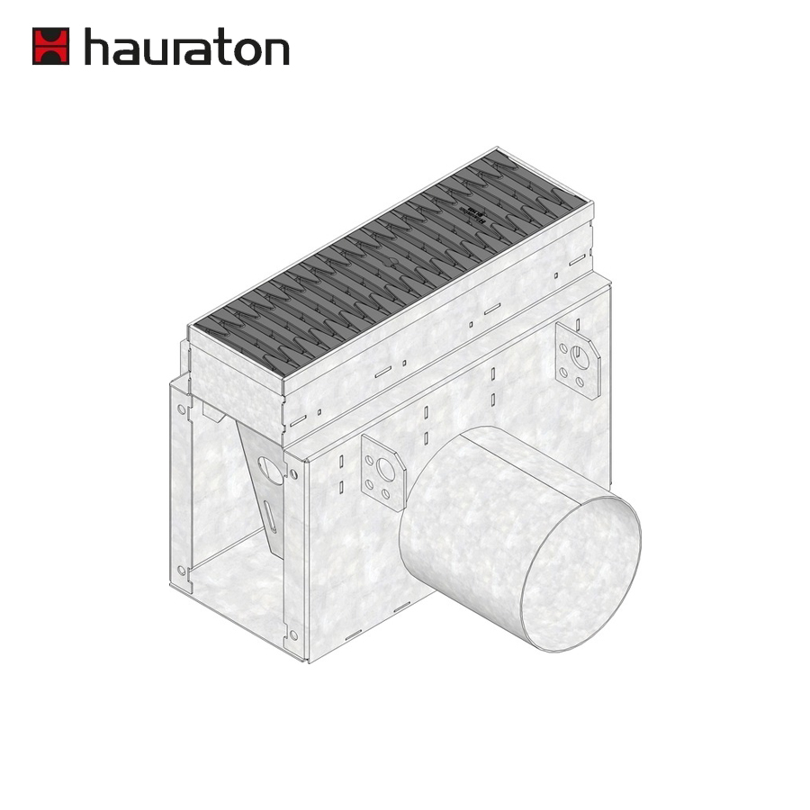 Hauraton Recyfix MONOTEC 100 Sump Unit & Fibretec HeelSafe Grating