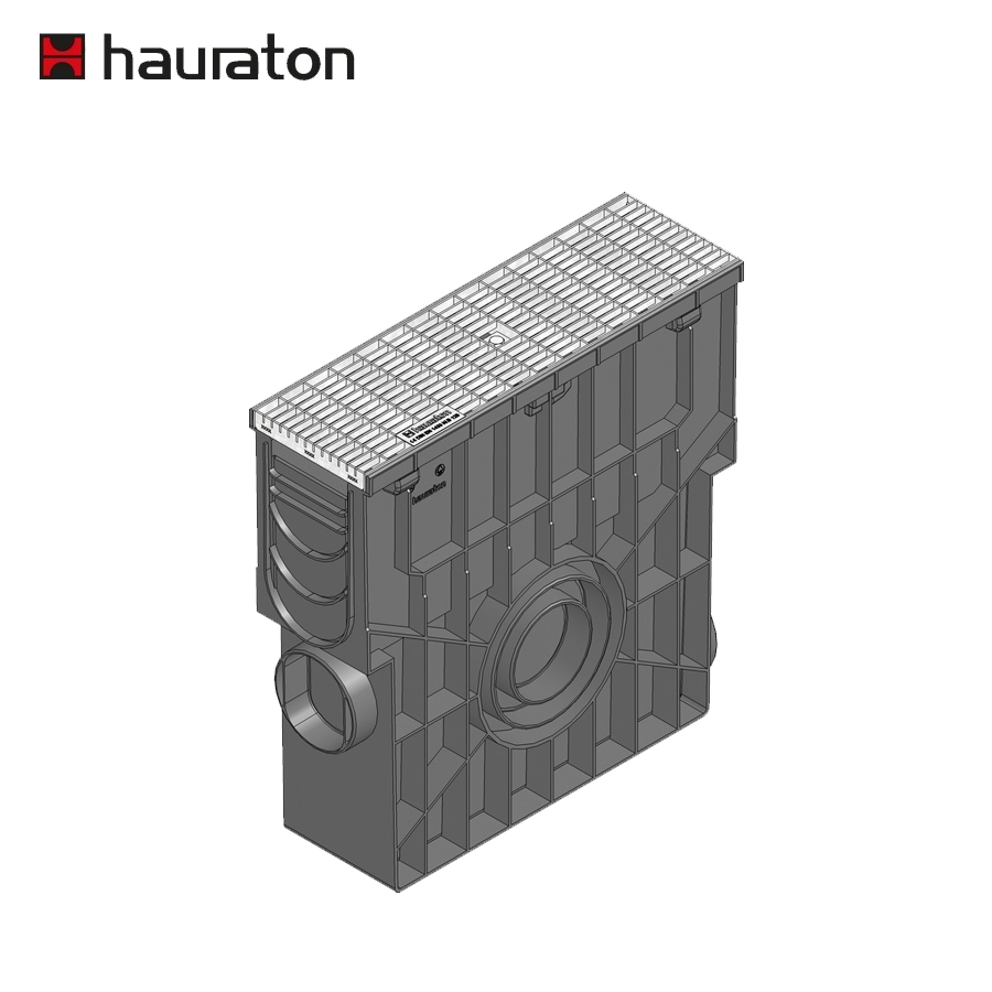 Hauraton Recyfix Pro 100 Sump Unit & C250 Fibretec Grating - 500mm