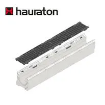 Hauraton Channel Drain Slotted Iron Grating 1m Faserfix KS150 - D400
