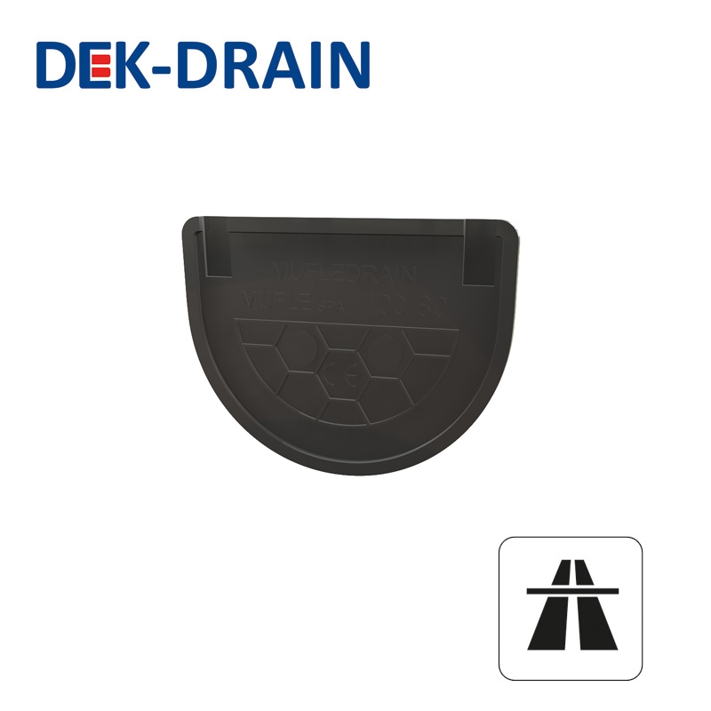 Heavy Duty Channel Drain End Cap - Dek Drain