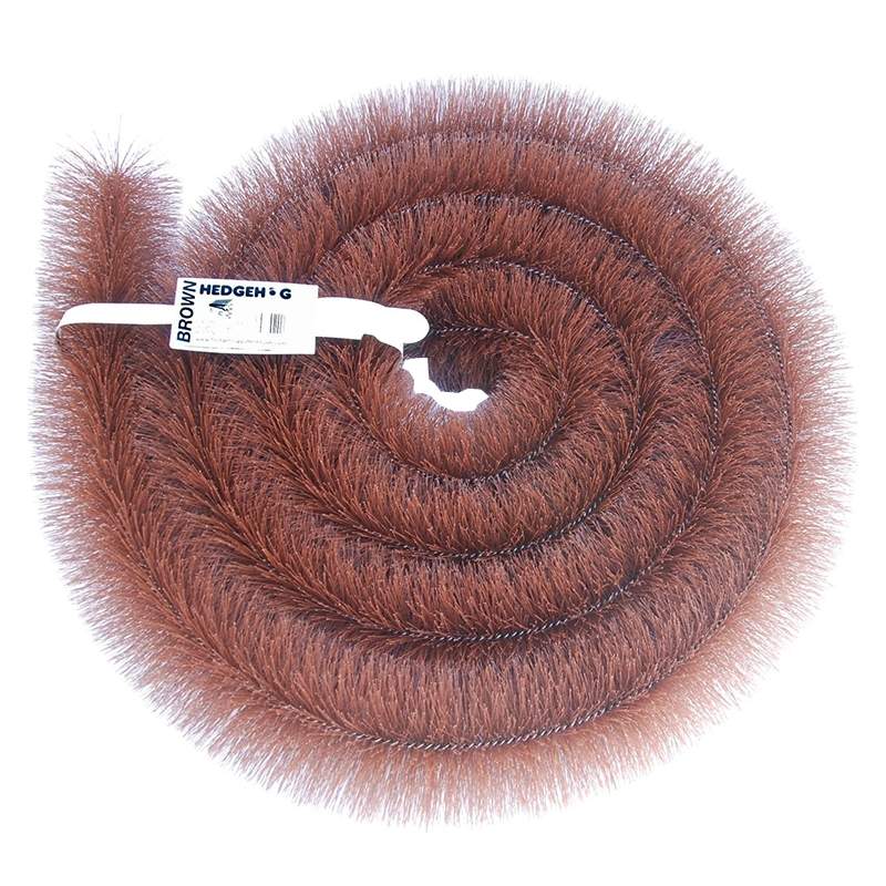 Hedgehog Brown Gutter Brush Leaf Guard 100Mm X 4M - Polypropylene