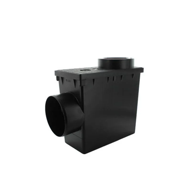 Gully Outset Hunter 110mm Rainwater Gully Outlet - Black | Drainage Superstore®