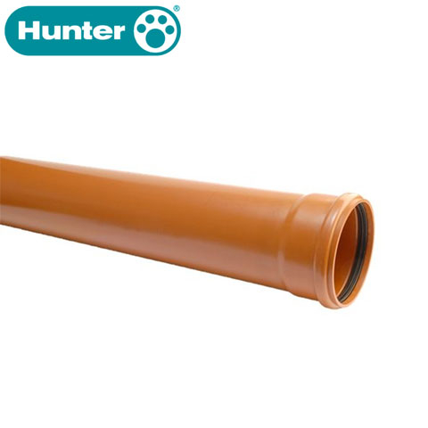 hunter-110mm-ug-drain-pipe-3m-ss-terracotta