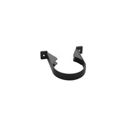 Hunter 82mm Plastic Soil Pipe Bracket Two Screw Black Drainage