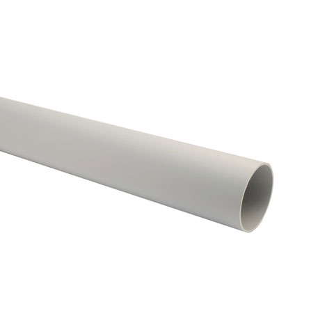 Hunter 110mm Plain End Plastic Soil Pipe 4m White Drainage Superstore®