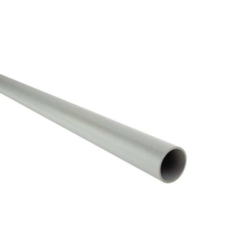 Hunter 40mm Plain End Plastic Waste Pipe 3m Grey Drainage Superstore®