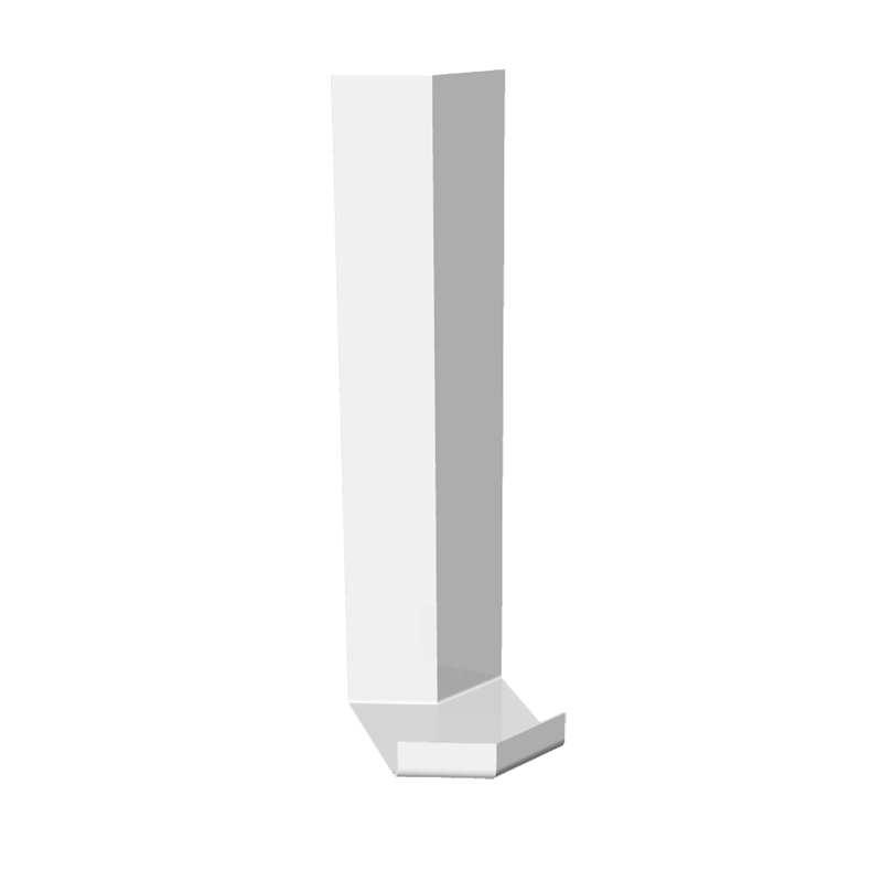 uPVC Fascia Board Internal Corner (Square Edged) 135dg - 300mm White