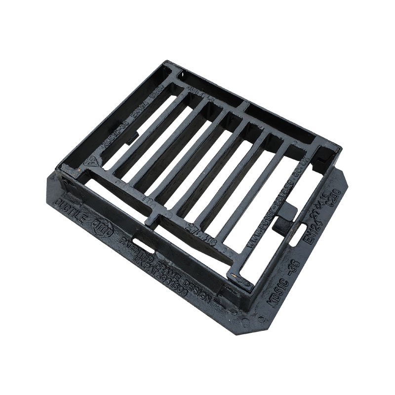 EJ Heavy Duty Hinged Flat Top Gully Grating and Frame C250 - 380mm x 310mm