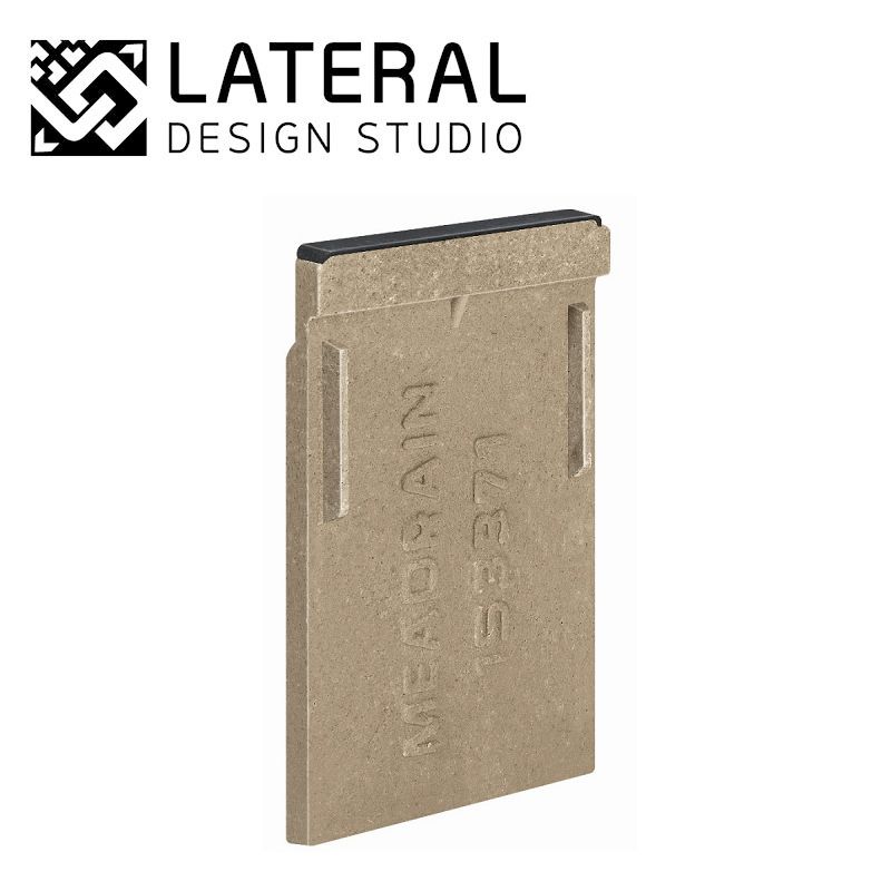 Aquascape Polyconcrete 125mm Cast Iron Edge End Plate C250 Drainage