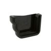 Brett Martin Plastic Guttering Ogee Prostyle External Stop End LH 106mm - Black