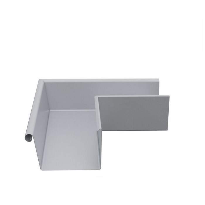 Lindab Galvanised Steel Magestic 140Mm Rectangular 90Dg External Gutter Corner