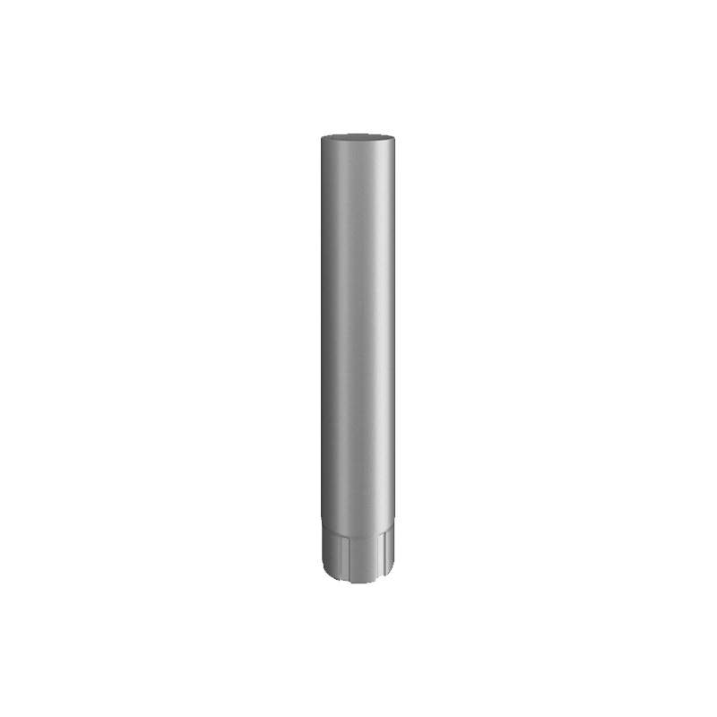 Lindab Galvanised Steel Gutter Intermediate Pipe 100Mm X 1M - Magestic