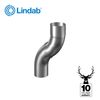 Lindab Magestic 75mm Galvanised Steel Downpipe Offset Bend 