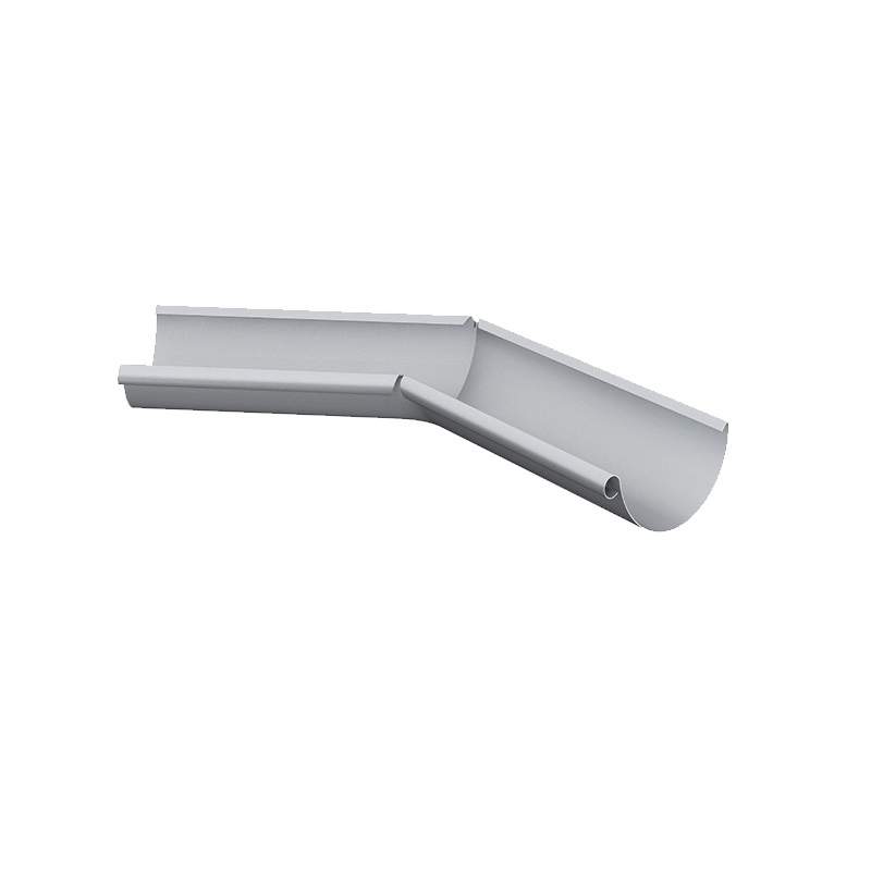 Lindab Galvanised Steel Magestic 100Mm Half Round Steel 135Dg Internal Gutter Corner