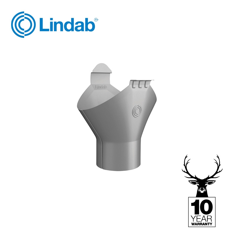 Steel Gutter Half Round 125mm to 100mm Gutter Outlet -Lindab Magestic 