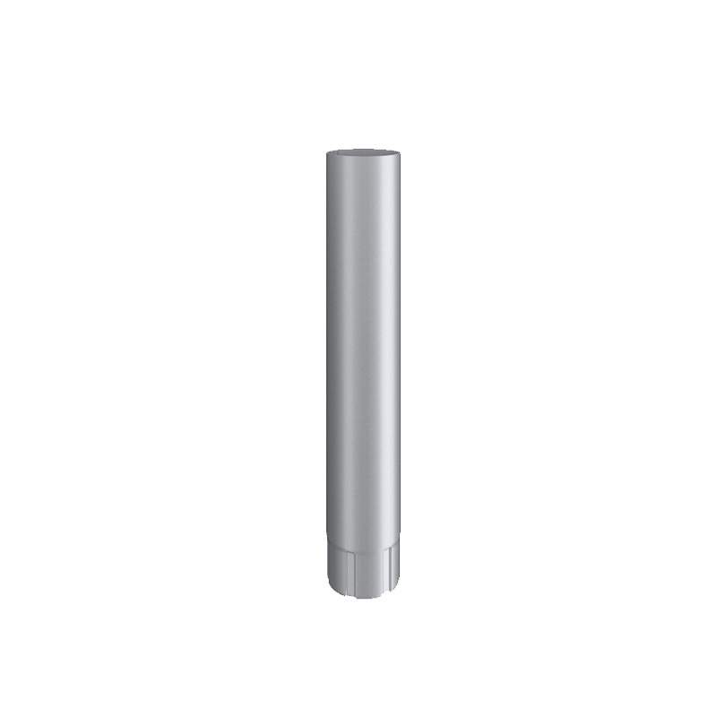 Lindab Galvanised Steel Gutter Intermediate Pipe 120Mm X 1M - Magestic
