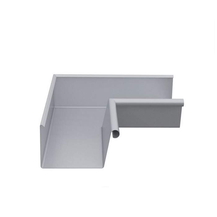 Lindab Galvanised Steel Magestic 140Mm Rectangular 90Dg Internal Gutter Corner