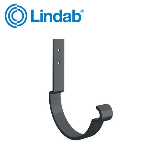 Lindab Half Round Steel Rafter Bracket - Anthracite Grey | Drainage ...