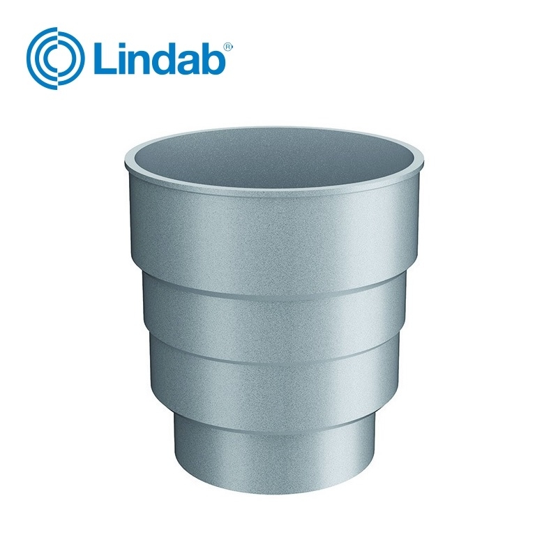 Lindab MRT Drain Connector HD Polythene - Antique White