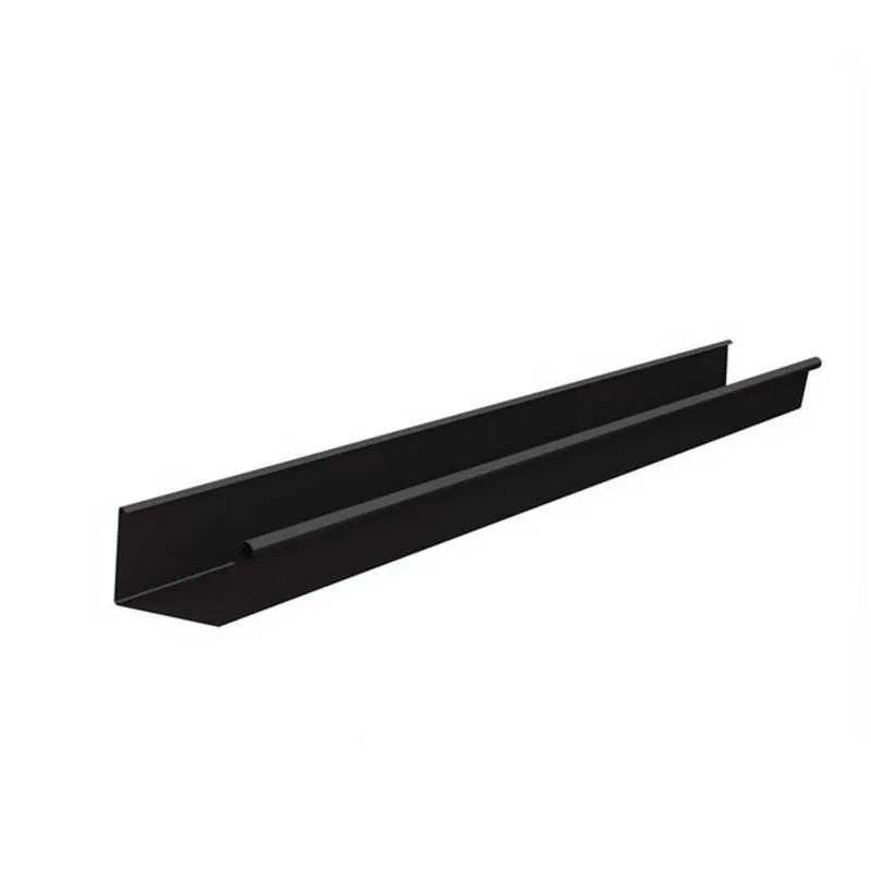 Lindab Raectangular Gutter Lindab 140mm Rectangular Gutter - Coffee Brown | Drainage Superstore®