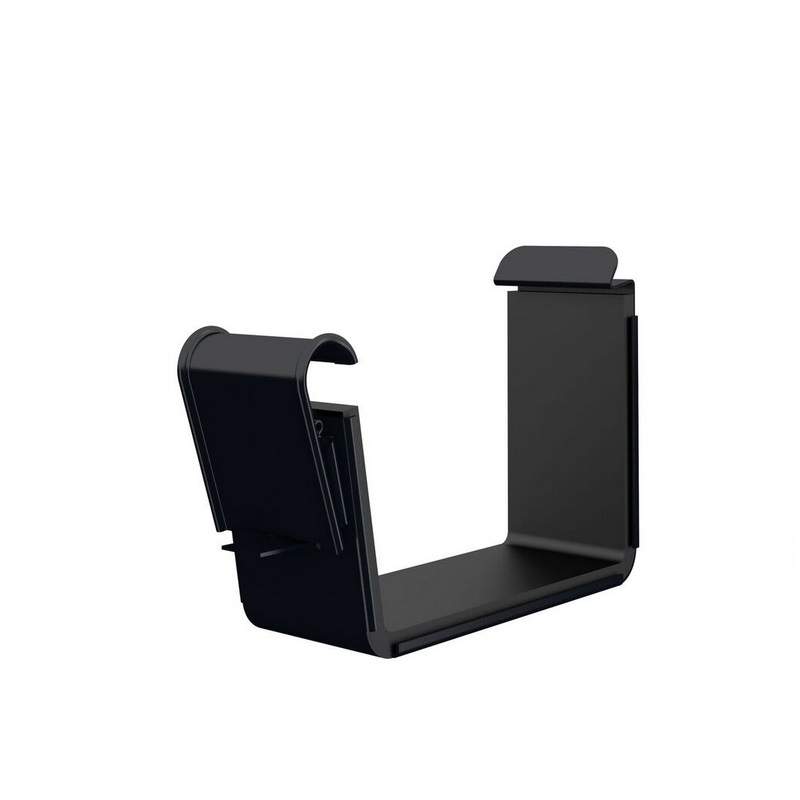 Lindab Black 140Mm Rectangular Gutter Joint - Galvanised Steel