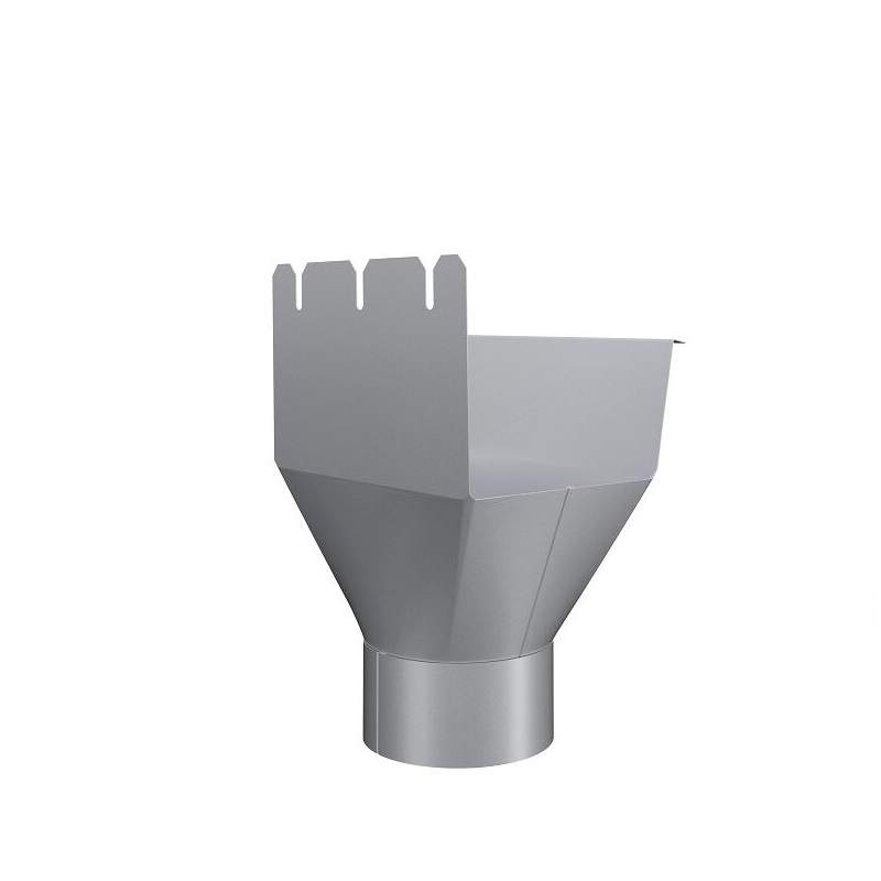 Lindab Galvanised Steel Magestic 140Mm - 75Mm Rectangular Gutter Outlet