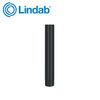 Lindab 75mm Round Steel 3m Downpipe - Anthracite Grey