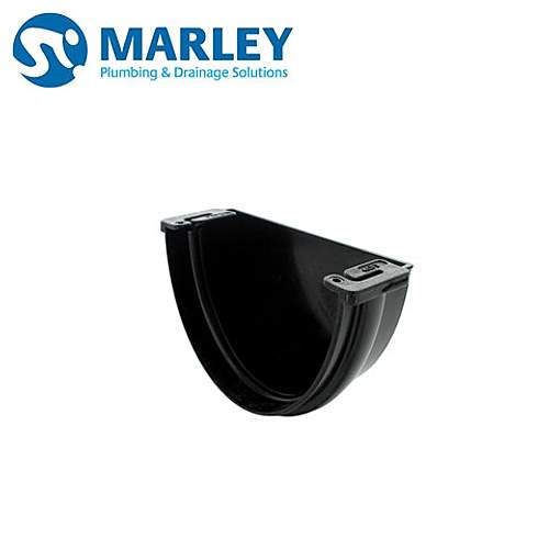 Marley Deepflow 110mm x 75mm External Stopend - Grey | Drainage Superstore®