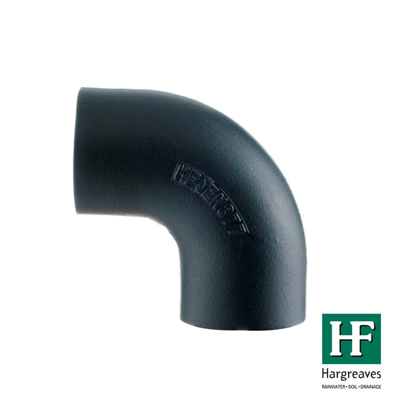 Cast Iron Mech 416 Soil Pipe 87.5dg Short Bend - 50mm