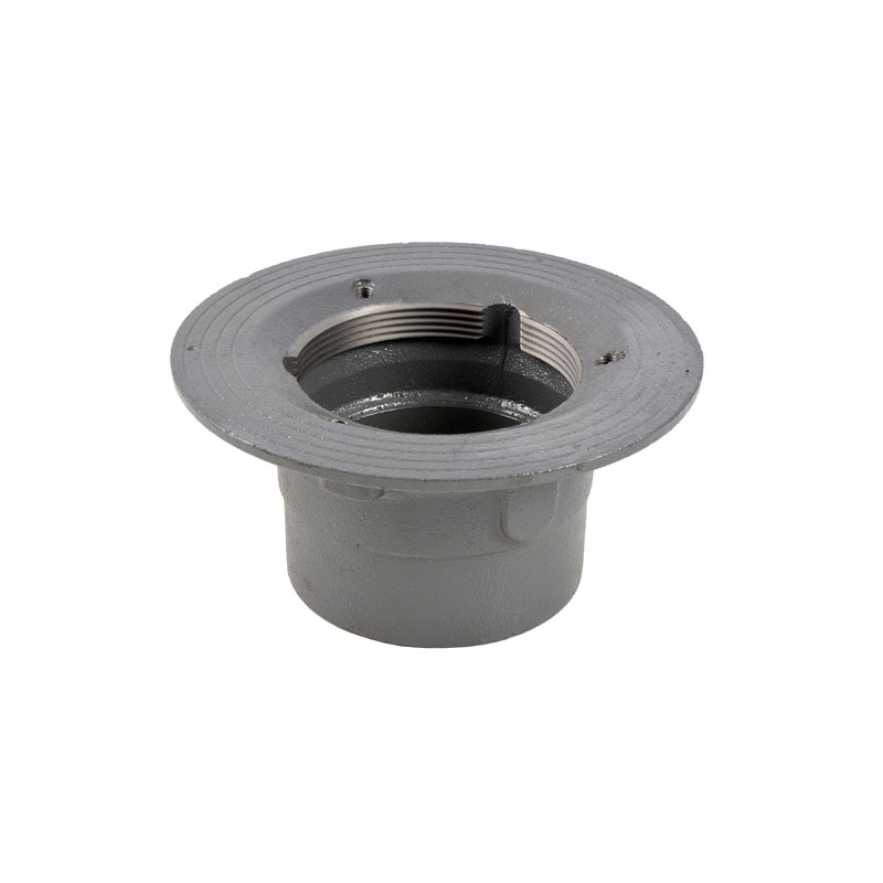 VortX Non-Trapped Cast Iron Gully Medium Sump Body Threaded 4 inch