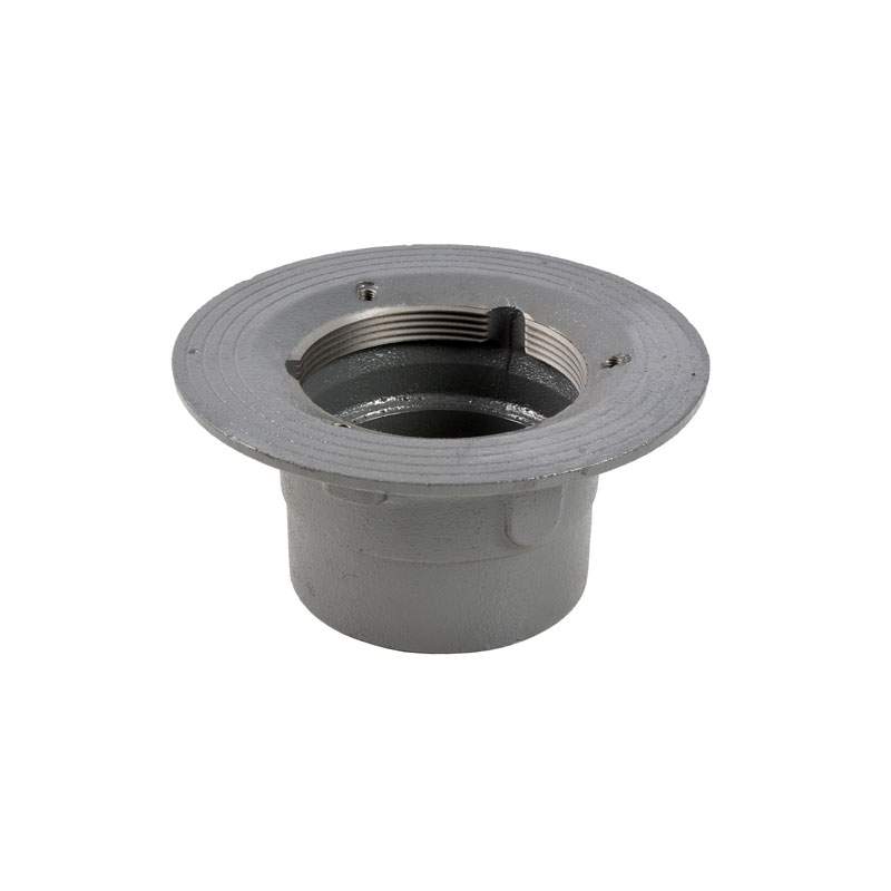 Pam Building Products Pam Building Non-Trapped Cast Iron Gully Medium Sump Body Threaded 4 Inch