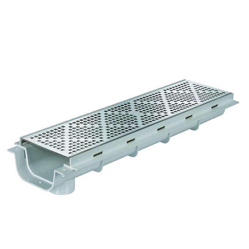 Multikwik Continuous Channel with Cover and Vertical Outlet - 500mm ...