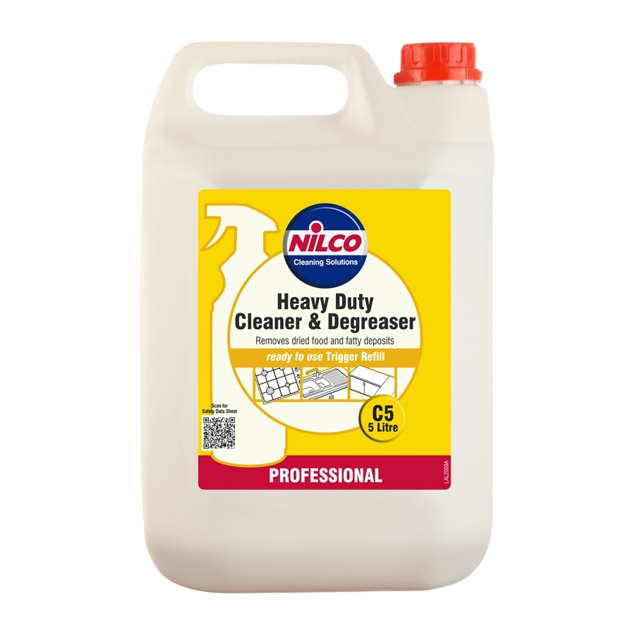 Nilco C5 Professional Heavy Duty Cleaner & Degreaser (5L Jerry Pack)